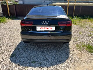 2015 Audi A6 IV (C7) Рестайлинг, чёрный, 2400000 рублей, вид 4