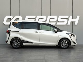 2019 Toyota Sienta II Рестайлинг, белый, 1690000 рублей, вид 5