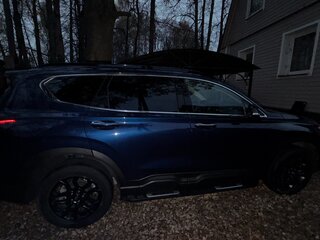 2022 Hyundai Santa Fe IV Рестайлинг, синий, 3700000 рублей, вид 3