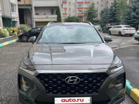 2019 Hyundai Santa Fe IV, серый, 2867623 рублей, вид 2