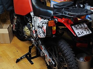 2001 Honda XR 650L, красный, 445000 рублей, вид 2