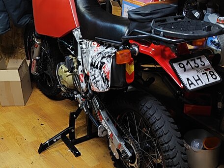 2001 Honda XR 650L, красный, 445000 рублей, вид 2