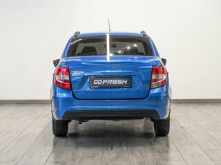 2018 Lada (ВАЗ) Granta I Рестайлинг, синий, 599000 рублей, вид 4