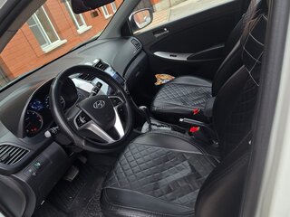 2015 Hyundai Solaris I Рестайлинг, белый, 1100000 рублей, вид 5
