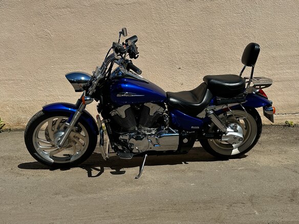 2005 Honda VTX 1300, синий, 707000 рублей - вид 2