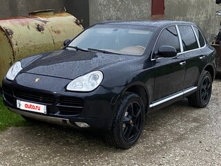 2006 Porsche Cayenne S I (955), чёрный, 1250000 рублей, вид 1