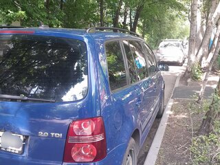 2007 Volkswagen Touran I Рестайлинг, синий, 370000 рублей, вид 3
