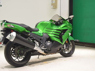 2012 Kawasaki ZX-14R, зелёный, 830000 рублей, вид 5