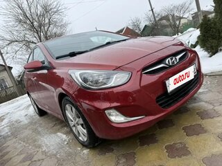 2012 Hyundai Solaris I, красный, 810000 рублей, вид 1
