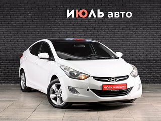2013 Hyundai Elantra V (MD), белый, 1050000 рублей, вид 3