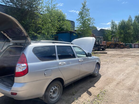 2012 Lada (ВАЗ) Priora I, серый, 170000 рублей - вид 1