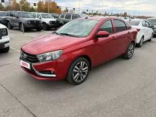 2015 Lada (ВАЗ) Vesta I, красный, 631000 рублей, вид 1