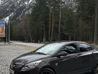2016 Hyundai Solaris I Рестайлинг, коричневый, 1050000 рублей, вид 1