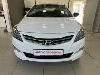 2014 Hyundai Solaris I Рестайлинг, белый, 768000 рублей, вид 3