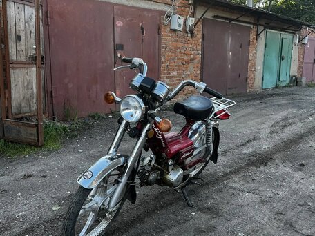 1999 Atlant 50cc, красный, 37000 рублей, вид 3