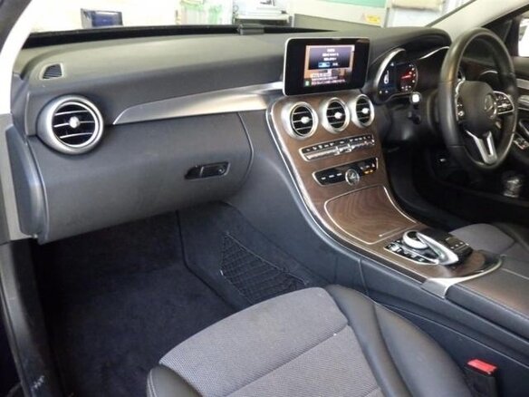 2019 Mercedes-Benz C-Класс 180 IV (W205) Рестайлинг, синий, 1800000 рублей - вид 4