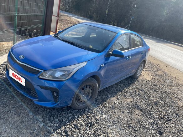 2017 Kia Rio IV, синий, 630000 рублей