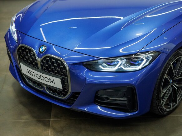 2021 BMW 4 серии 420d xDrive G22, G23, G26, синий - вид 10
