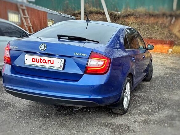 2019 Skoda Rapid I Рестайлинг, синий, 1600000 рублей - вид 5