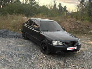 2008 Hyundai Accent ТагАЗ II, чёрный, 280000 рублей, вид 3