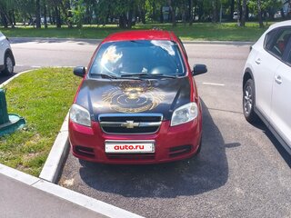2010 Chevrolet Aveo I Рестайлинг, красный, 380000 рублей, вид 2