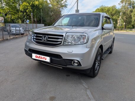 2013 Honda Pilot II Рестайлинг, серый, 1825000 рублей, вид 1