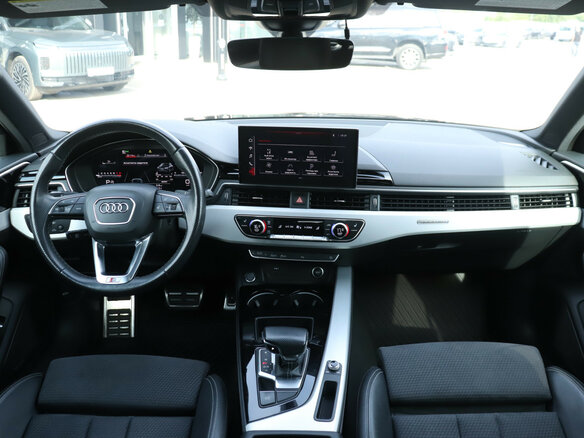 2023 Audi A4 45 TFSI V (B9) Рестайлинг, чёрный - вид 12