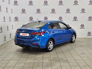 2019 Hyundai Solaris II, синий, 997000 рублей, вид 5