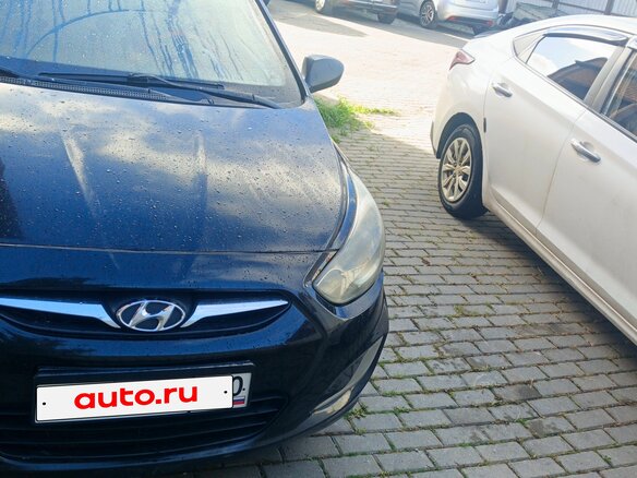 2013 Hyundai Solaris I, чёрный, 470000 рублей - вид 12