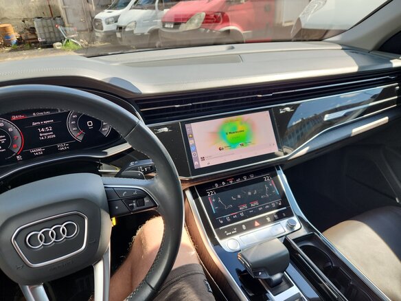 2019 Audi Q8 55 TFSI I (4M), серый, 6000000 рублей - вид 23