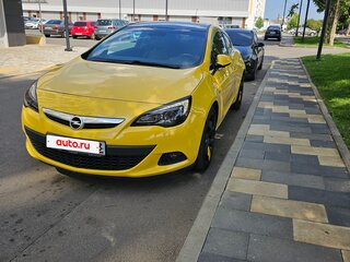 2013 Opel Astra GTC J Рестайлинг, жёлтый, 1070000 рублей, вид 4