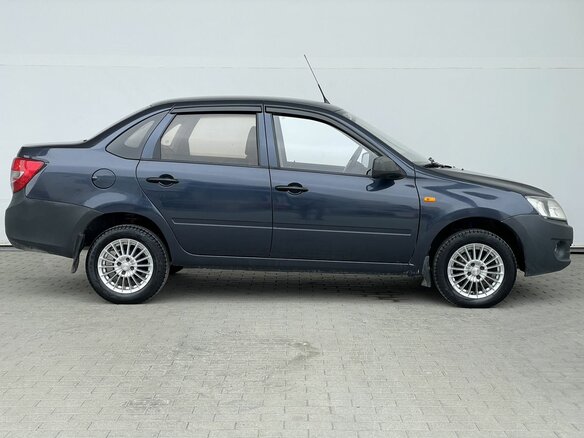 2012 Lada (ВАЗ) Granta I, синий, 356000 рублей - вид 3