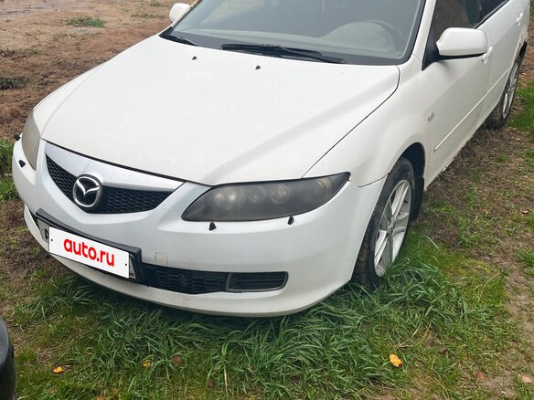 2007 Mazda 6 I (GG) Рестайлинг, белый, 200000 рублей