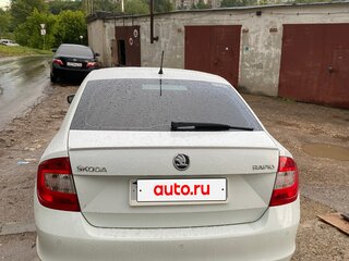 2014 Skoda Rapid I, белый, 800000 рублей, вид 4