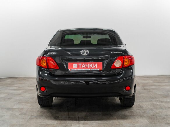2008 Toyota Corolla AMT X (E140, E150), чёрный, 910000 рублей - вид 4