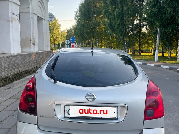 2002 Nissan Primera III (P12), серебристый - вид 4