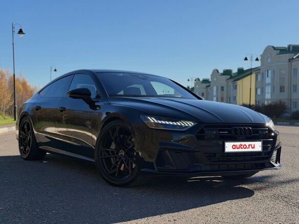 2021 Audi A7 55 TFSI II (4K), чёрный, 6150000 рублей - вид 19