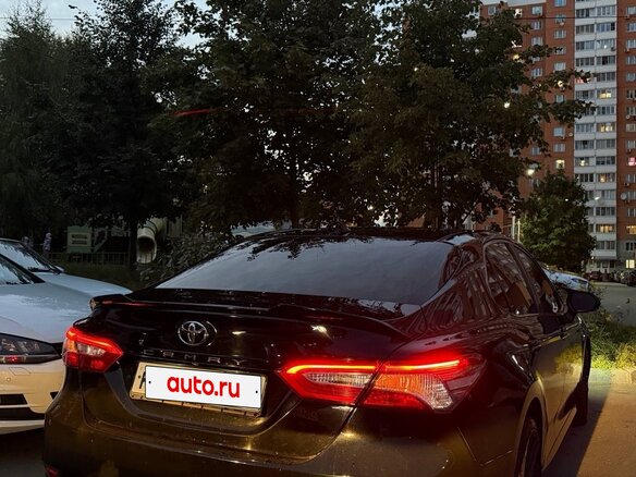 2019 Toyota Camry VIII (XV70), чёрный, 2300000 рублей - вид 14