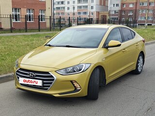 2016 Hyundai Elantra VI (AD), золотистый, 1200000 рублей, вид 3