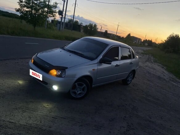 2007 Lada (ВАЗ) Kalina I, серебристый, 310000 рублей - вид 1