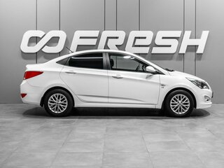 2014 Hyundai Solaris I Рестайлинг, белый, 1050000 рублей, вид 5