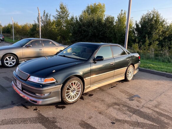 1998 Toyota Mark II VIII (X100), зелёный, 600000 рублей - вид 1