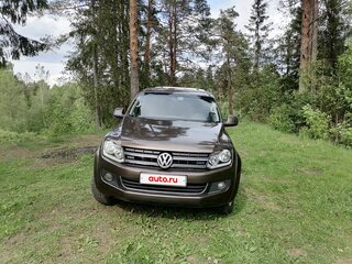 2012 Volkswagen Amarok Double Cab full-time I, коричневый, 1600000 рублей, вид 1