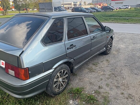 2008 Lada (ВАЗ) 2114, серый, 85000 рублей - вид 5