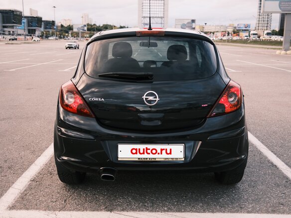2012 Opel Corsa D Рестайлинг II, чёрный - вид 9