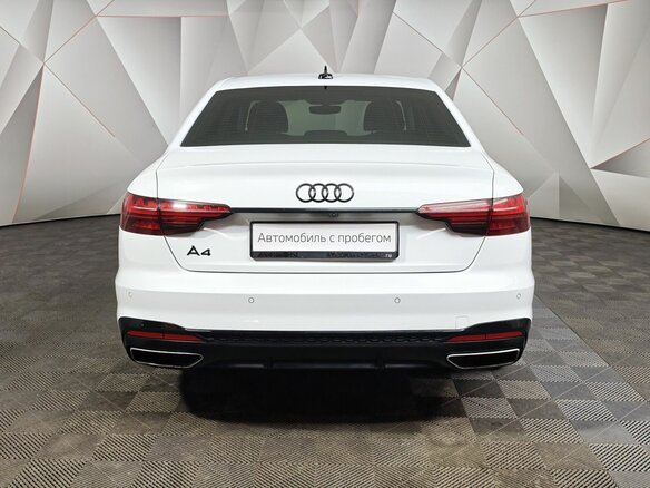2020 Audi A4 35 TFSI V (B9) Рестайлинг, белый, 2450000 рублей - вид 7