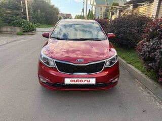 2017 Kia Rio III Рестайлинг, красный, 1099000 рублей, вид 2