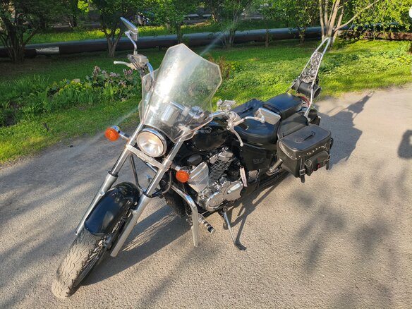 2002 Honda Steed 400, чёрный, 320000 рублей - вид 7