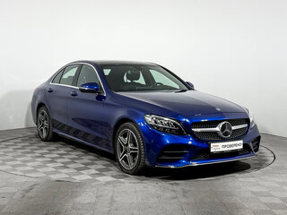 2020 Mercedes-Benz C-Класс 200 IV (W205) Рестайлинг, синий, 3135000 рублей, вид 3