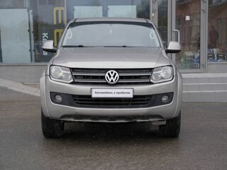 2012 Volkswagen Amarok Double Cab full-time I, бежевый, 1800000 рублей, вид 2